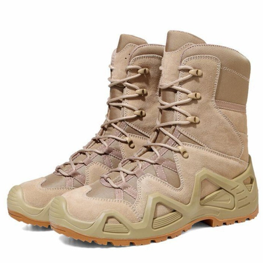 Mid High Combat Hiking Boots for Outdoor Training